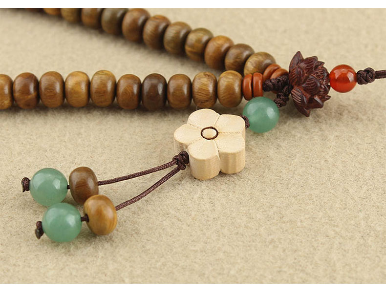 中国风黑檀木手机链莲花木质木珠手机挂绳女高档檀香木可拆卸创意手机饰品挂件防丢手腕绳复古民族风挂饰跨境旅游景区手机饰品批发详情8