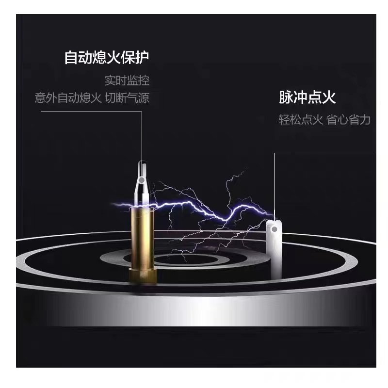 燃气灶/烧烤架/植物油家用灶/油炸锅/煤气灶白底实物图