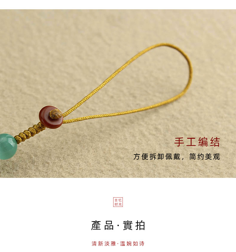中国风白玉菩提短款手机链挂件跑环防丢挂饰品中国风白玉菩提短款手机链挂件跑环菩提根猫爪手腕挂绳防丢挂饰品详情10