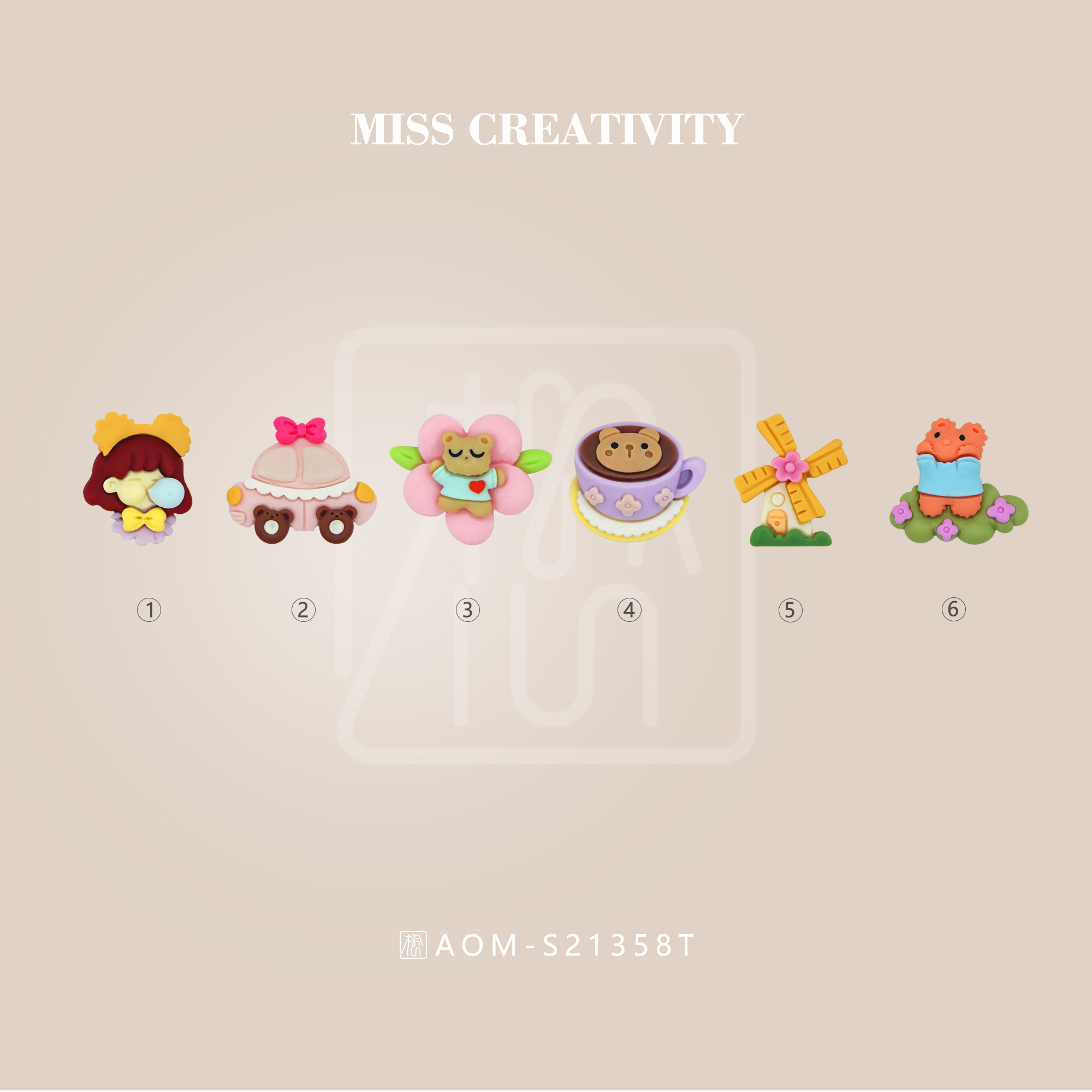 [Miss resin accessories girls hair hair rope accessories children clip hair rope accessories] 21358 full figure