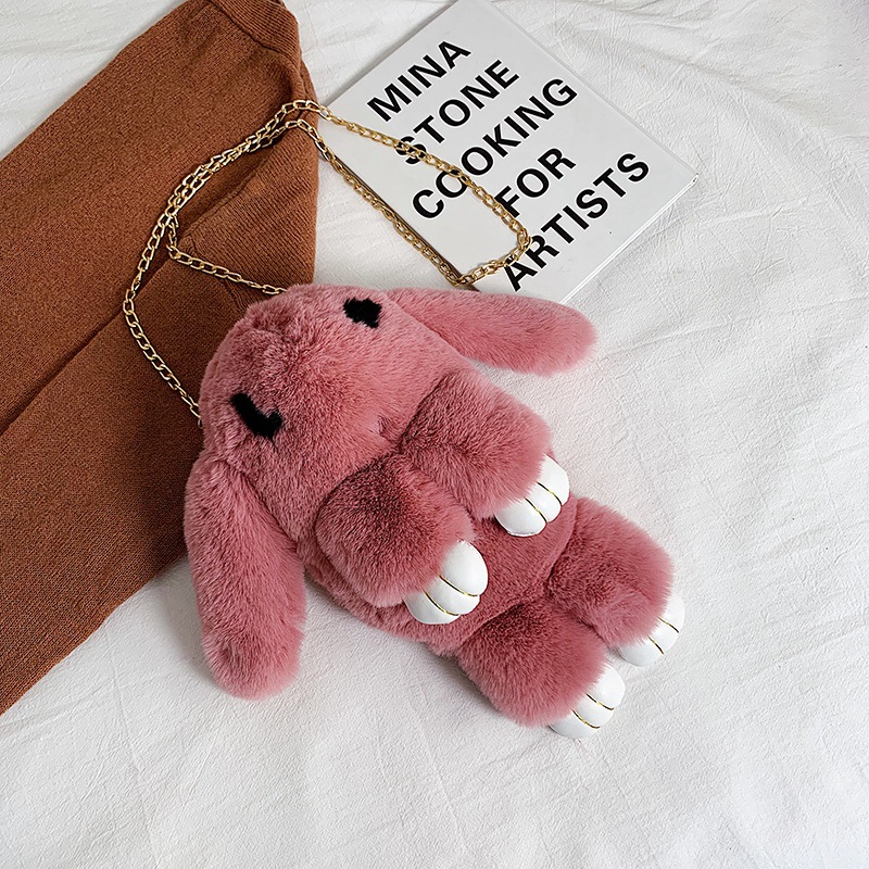 装死兔包包呆萌兔仿獭兔毛皮草包包毛绒兔子包链条兔子包包斜挎装死兔包包呆萌兔仿獭兔毛皮草包包毛绒兔子包链条兔子包包斜挎  详情图16