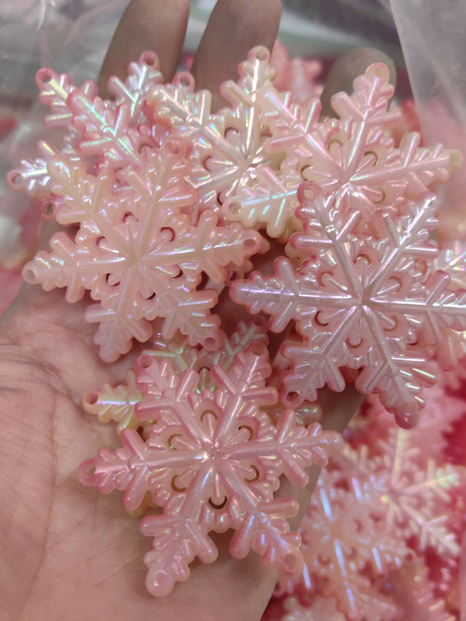 Diy Accessories For Four Hanging Large Snowflakes Application Scenario