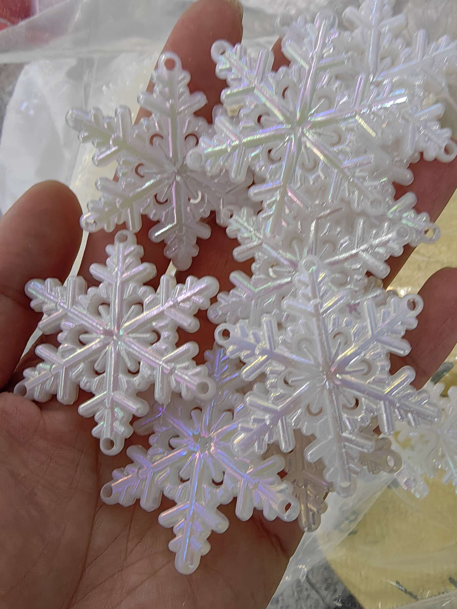 Diy Accessories For Four Hanging Large Snowflakes undefined