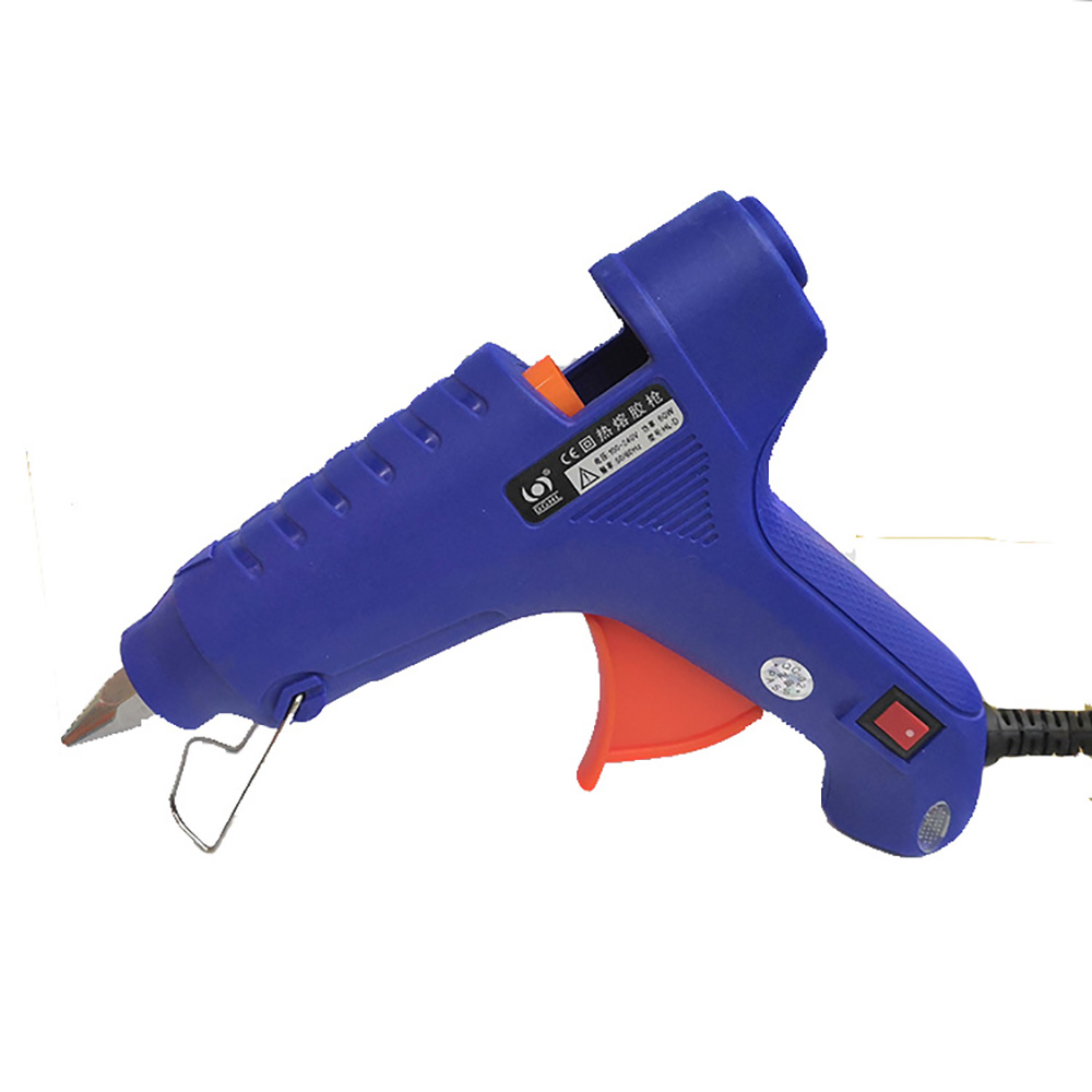 Wholesale DGHL blue 60W hot melt adhesive gun with switch, high-temperature rapid melting factory direct sales, HL-D hot melt adhesive gun, hot melt adhesive gun