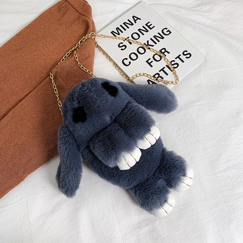 装死兔包包呆萌兔仿獭兔毛皮草包包毛绒兔子包链条兔子包包斜挎装死兔包包呆萌兔仿獭兔毛皮草包包毛绒兔子包链条兔子包包斜挎  详情图13