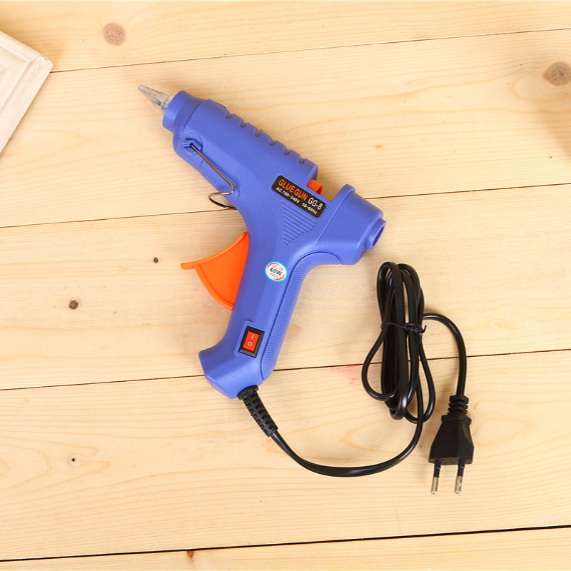 Wholesale Guke 60-watt hot melt glue gun YC-8, blue hot melt glue gun with switch, factory direct sales