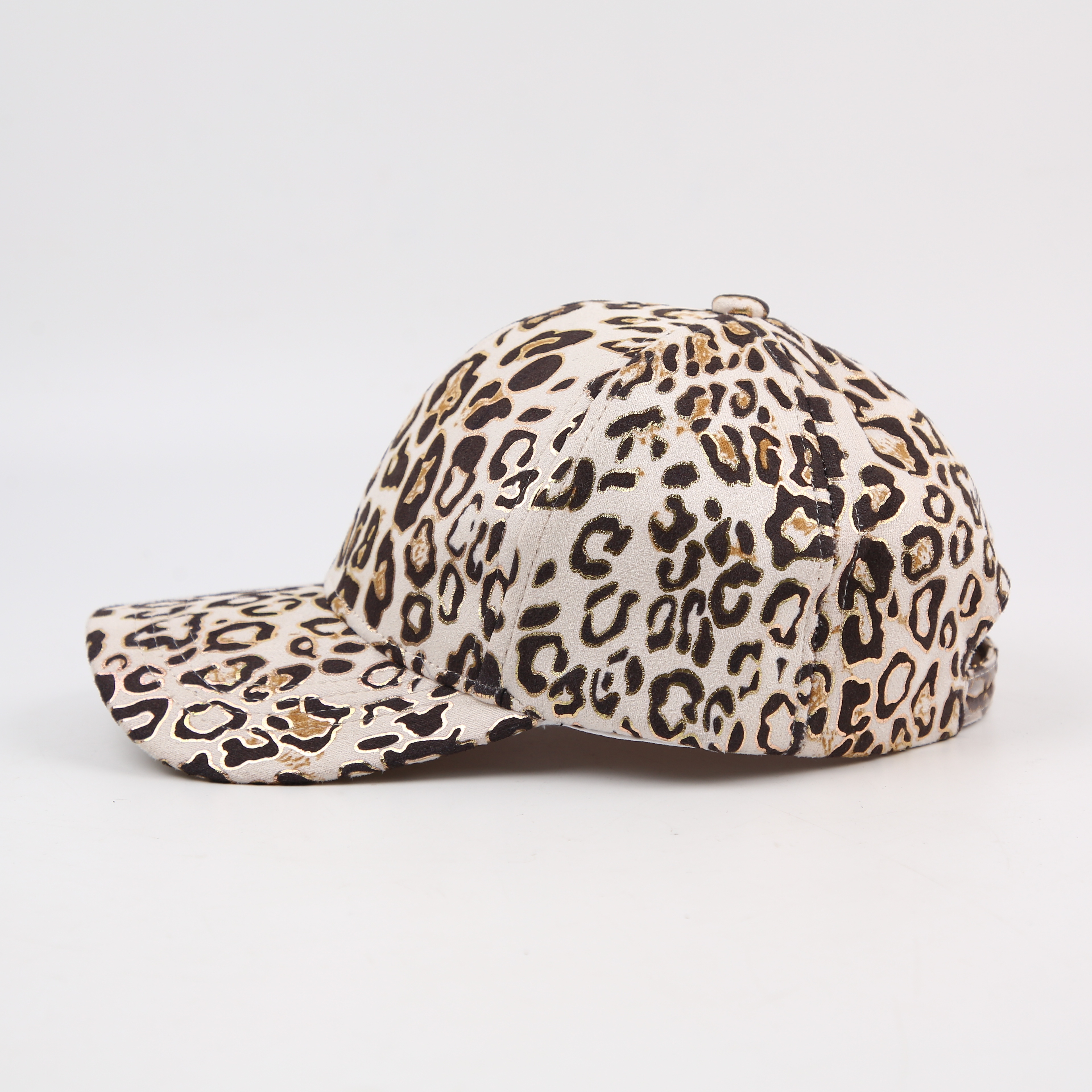 Korean Leopard Print Cap Sports Casual Baseball Cap Men And Women Along The Cap Autumn Winter Specification drawing