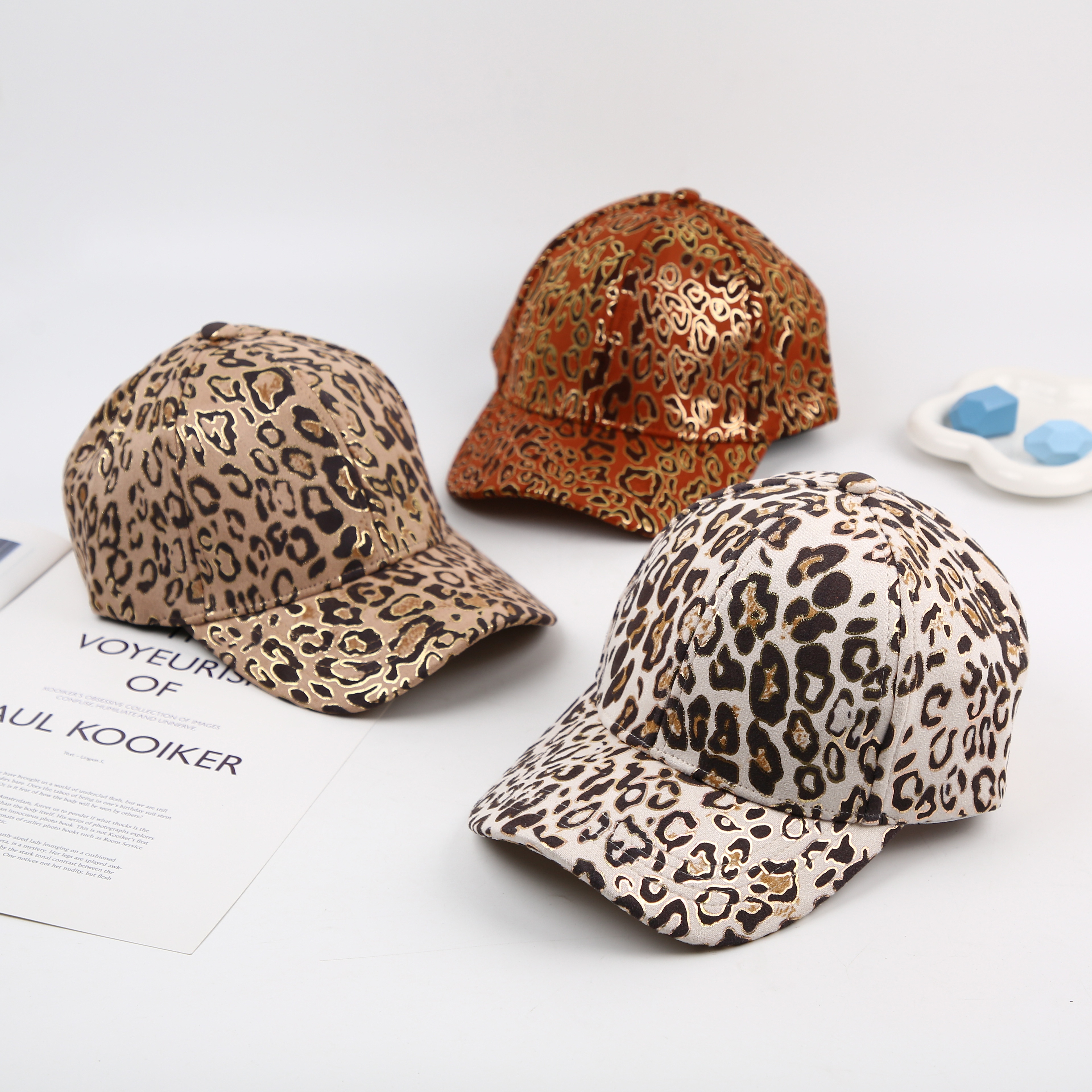 Korean Leopard Print Cap Sports Casual Baseball Cap Men And Women Along The Cap Autumn Winter