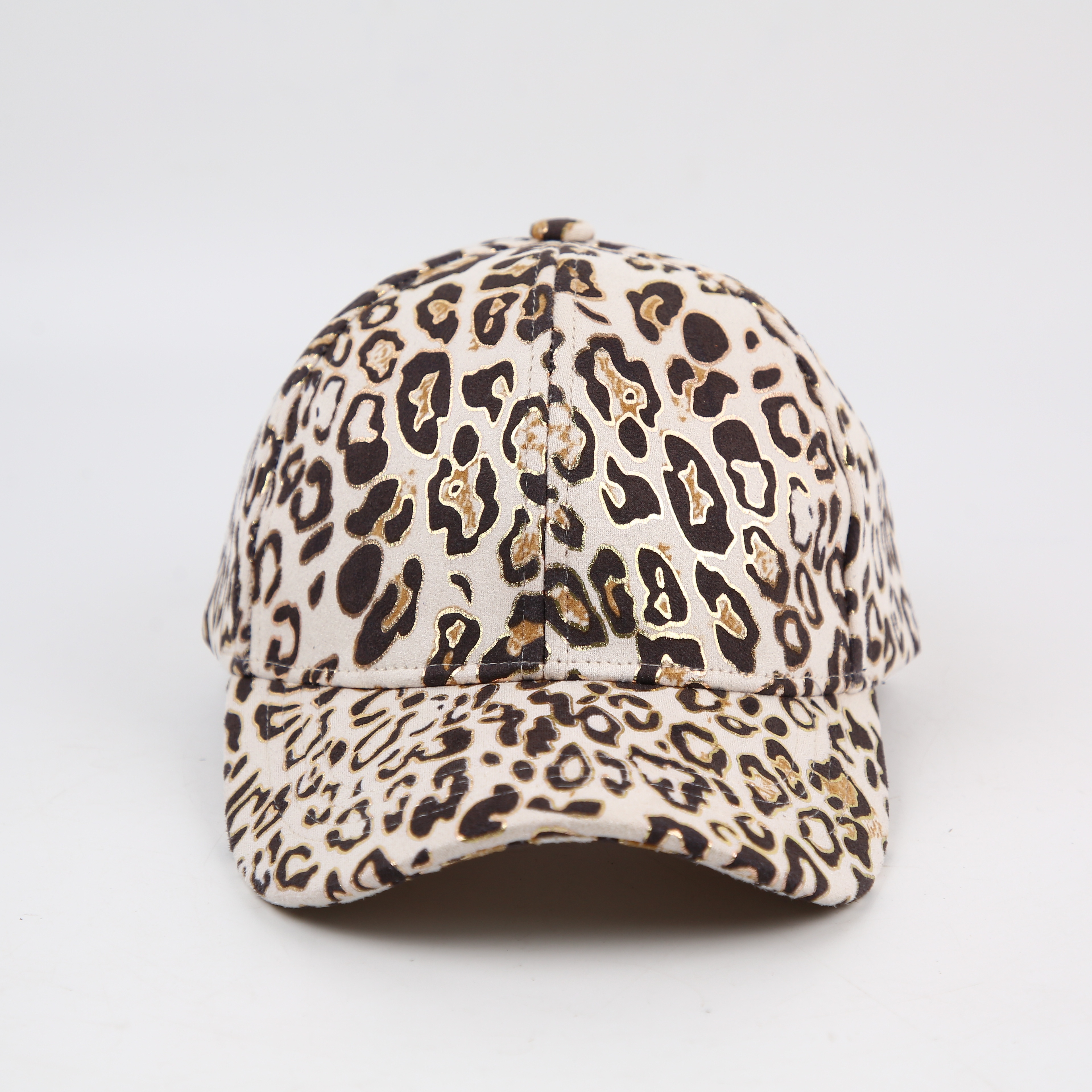 Korean Leopard Print Cap Sports Casual Baseball Cap Men And Women Curved Along The Cap Autumn And Winter details Picture