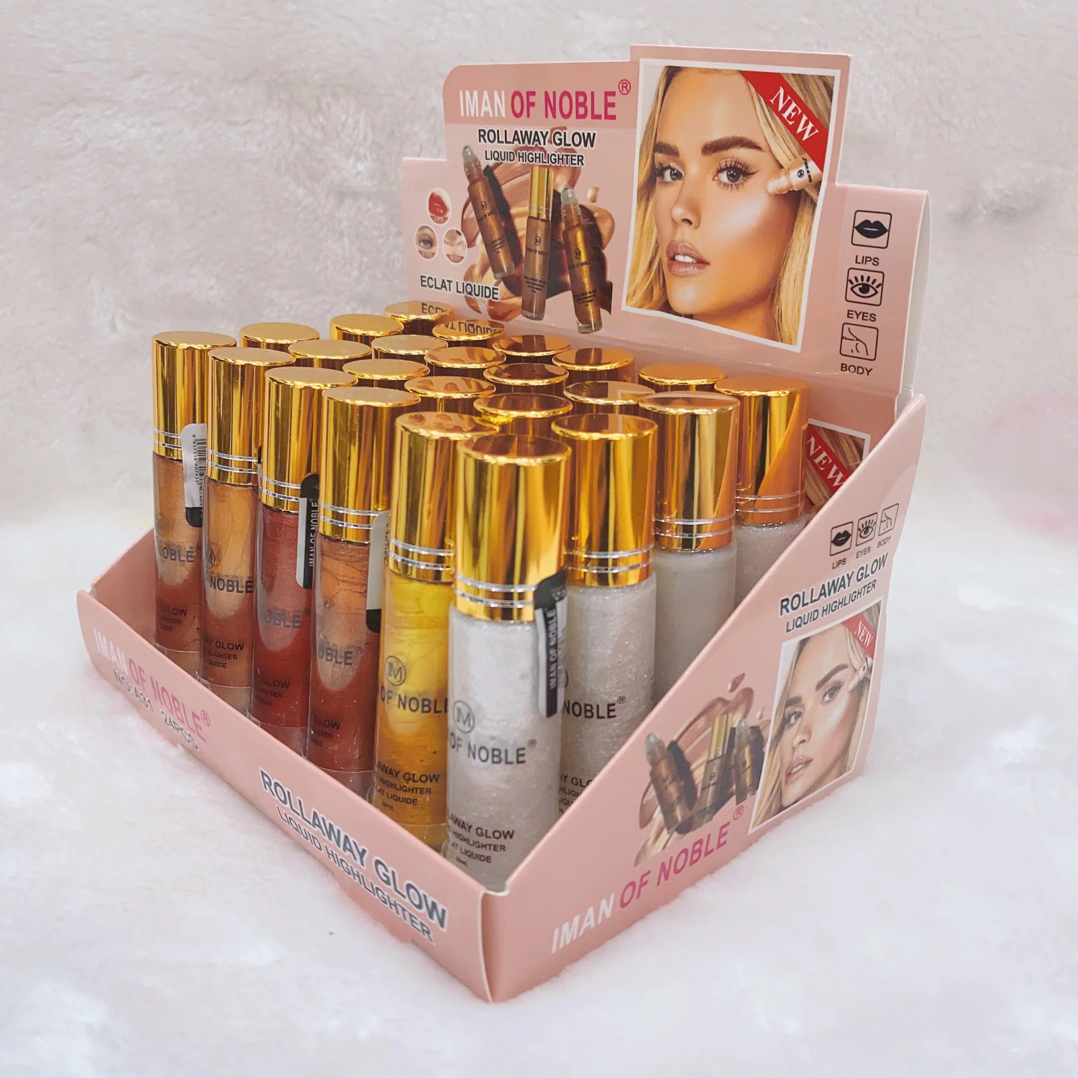 IMAN OF NOBLE 2023 new ball highlighter six-color highlighter Highlighter shade CP Highlighter concealer Item Picture