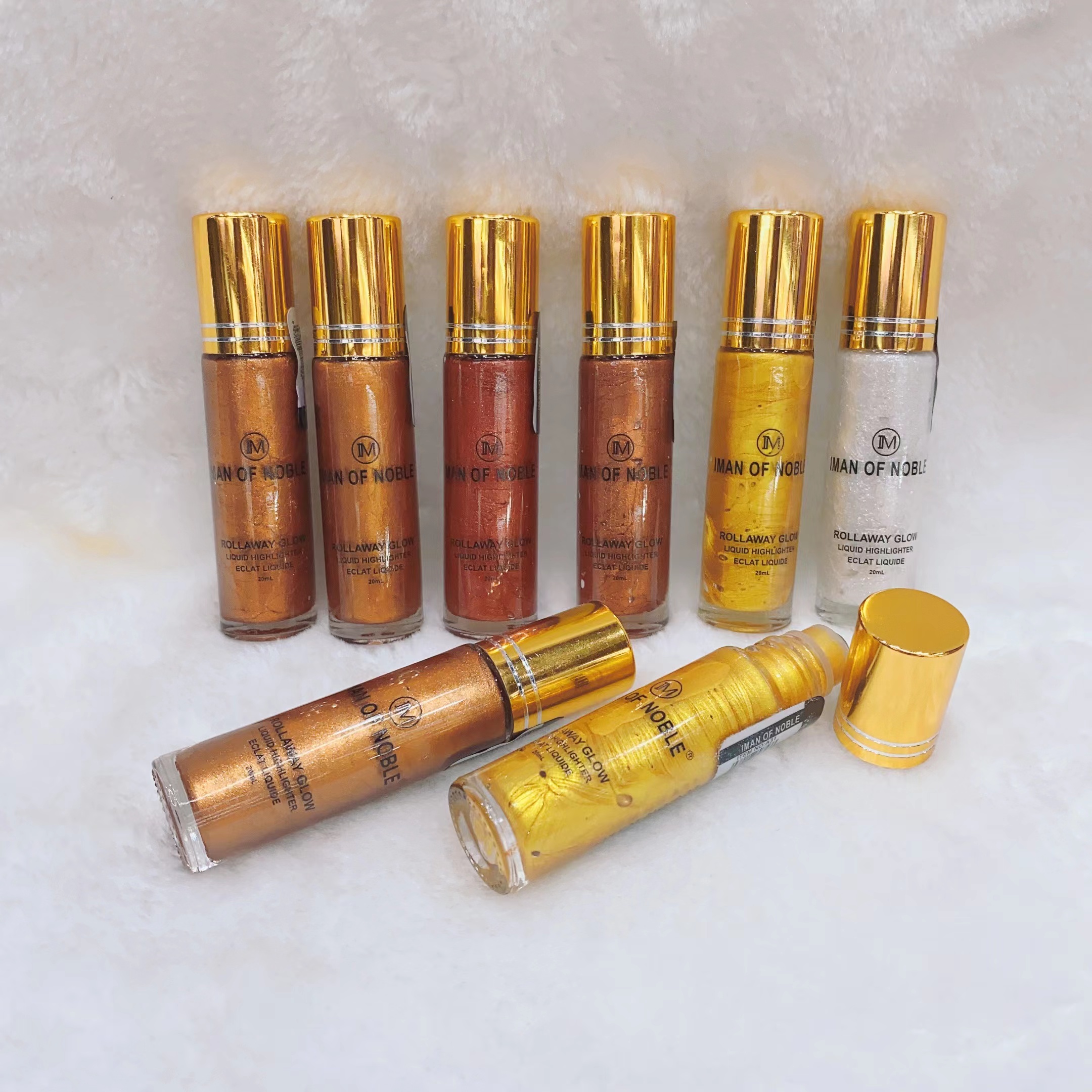 IMAN OF NOBLE 2023 new ball highlighter six-color highlighter Highlighter shade CP Highlighter concealer Application Scenario