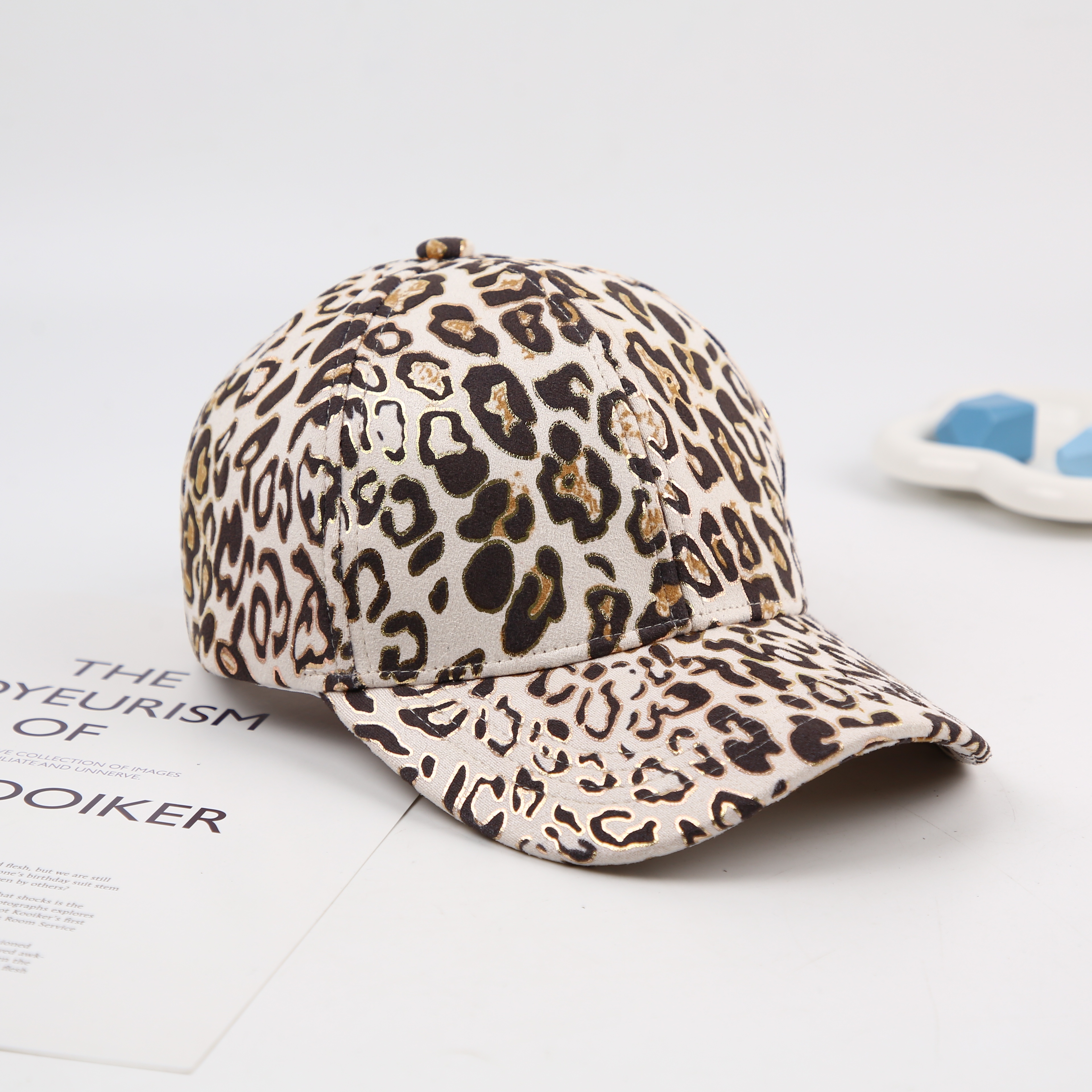 Korean Leopard Print Cap Sports Casual Baseball Cap Men And Women Curved Along The Cap Autumn And Winter
