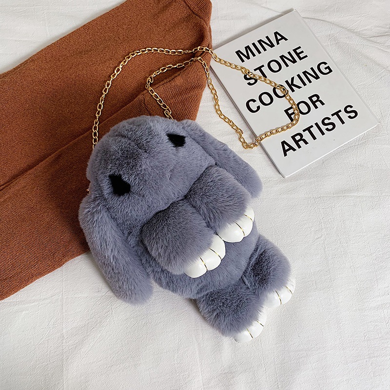 装死兔包包呆萌兔仿獭兔毛皮草包包毛绒兔子包链条兔子包包斜挎装死兔包包呆萌兔仿獭兔毛皮草包包毛绒兔子包链条兔子包包斜挎  详情图14