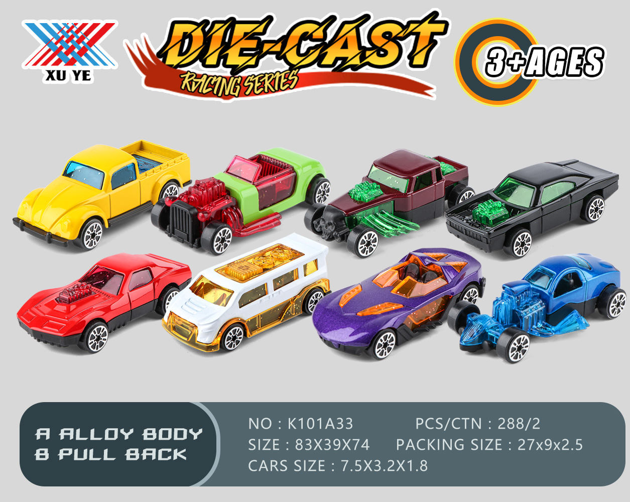 1:72 alloy sliding car toy models, multiple types of rebound cars, essential gifts for boys, hot-selling live-streaming Specification image