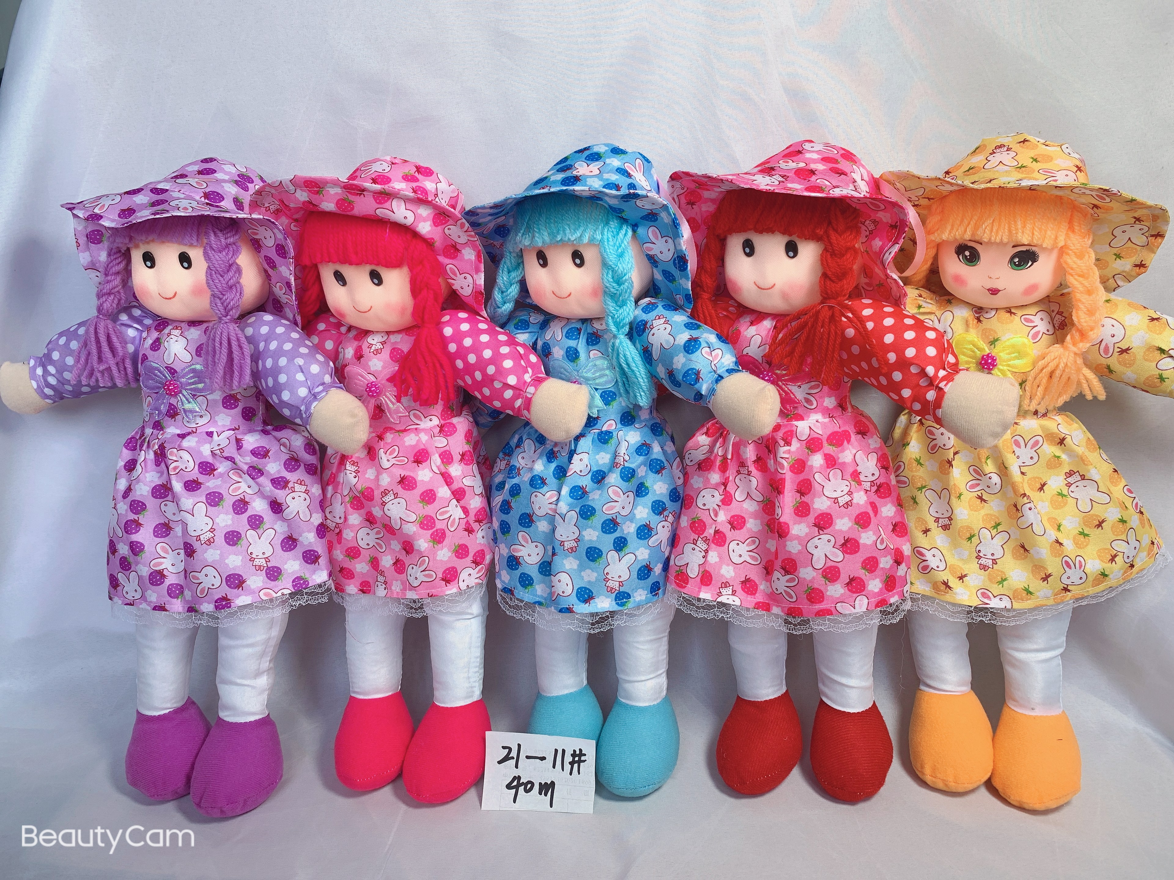 Lightweight doll manufacturer direct sales of foam head dolls in mixed color and checkered styles, 20cm and 30cm Specification image
