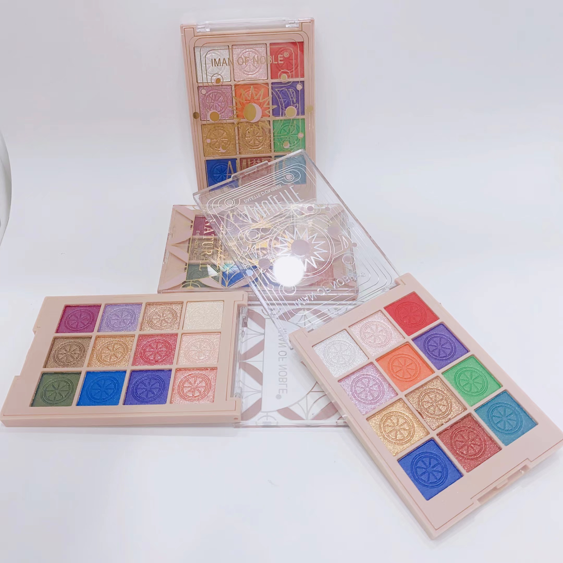 IMAN OFNOBLE新款AB款十二色眼影质地软糯不飞粉夏天眼影玩色彩妆详情4