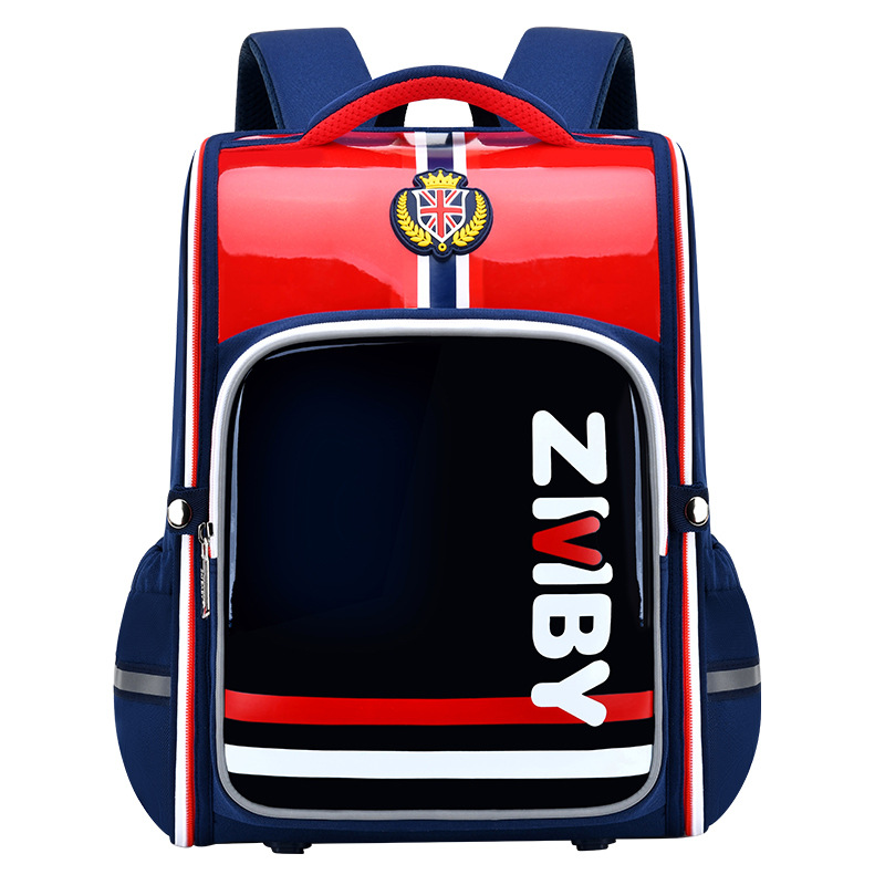 Fashion new student backpack 1-3-6 grade load reduction backpack LZJ-4056