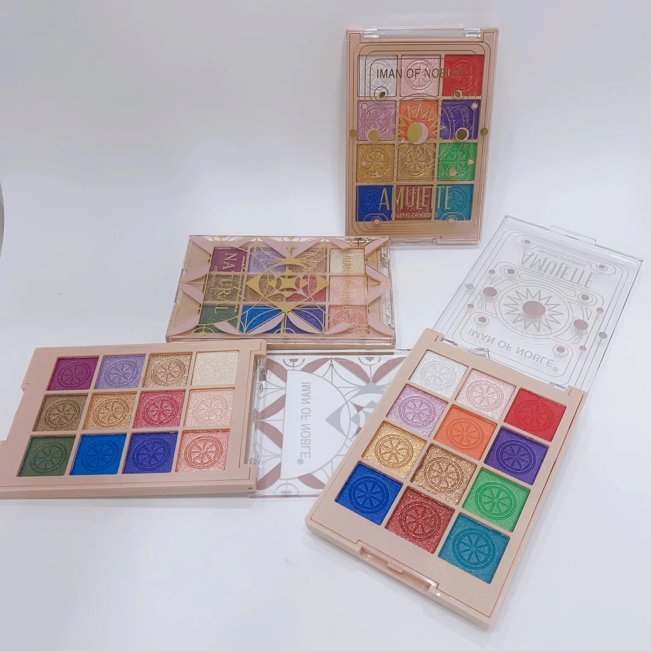 IMAN OFNOBLE新款AB款十二色眼影质地软糯不飞粉夏天眼影玩色彩妆详情2