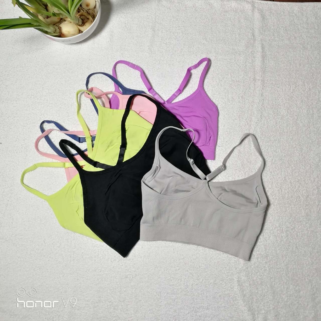 The New United States Back Underwear Women Adjustable Shoulder Strap Seamless Solid Color Bra Shock-Proof Fitness Vest Wholesale Specification drawing