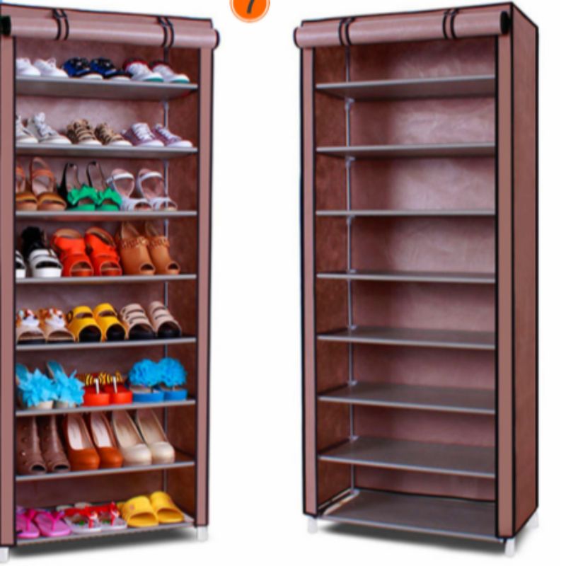 简易鞋架家用门口宿舍便宜经济型防尘多层组装简易鞋架鞋柜0819