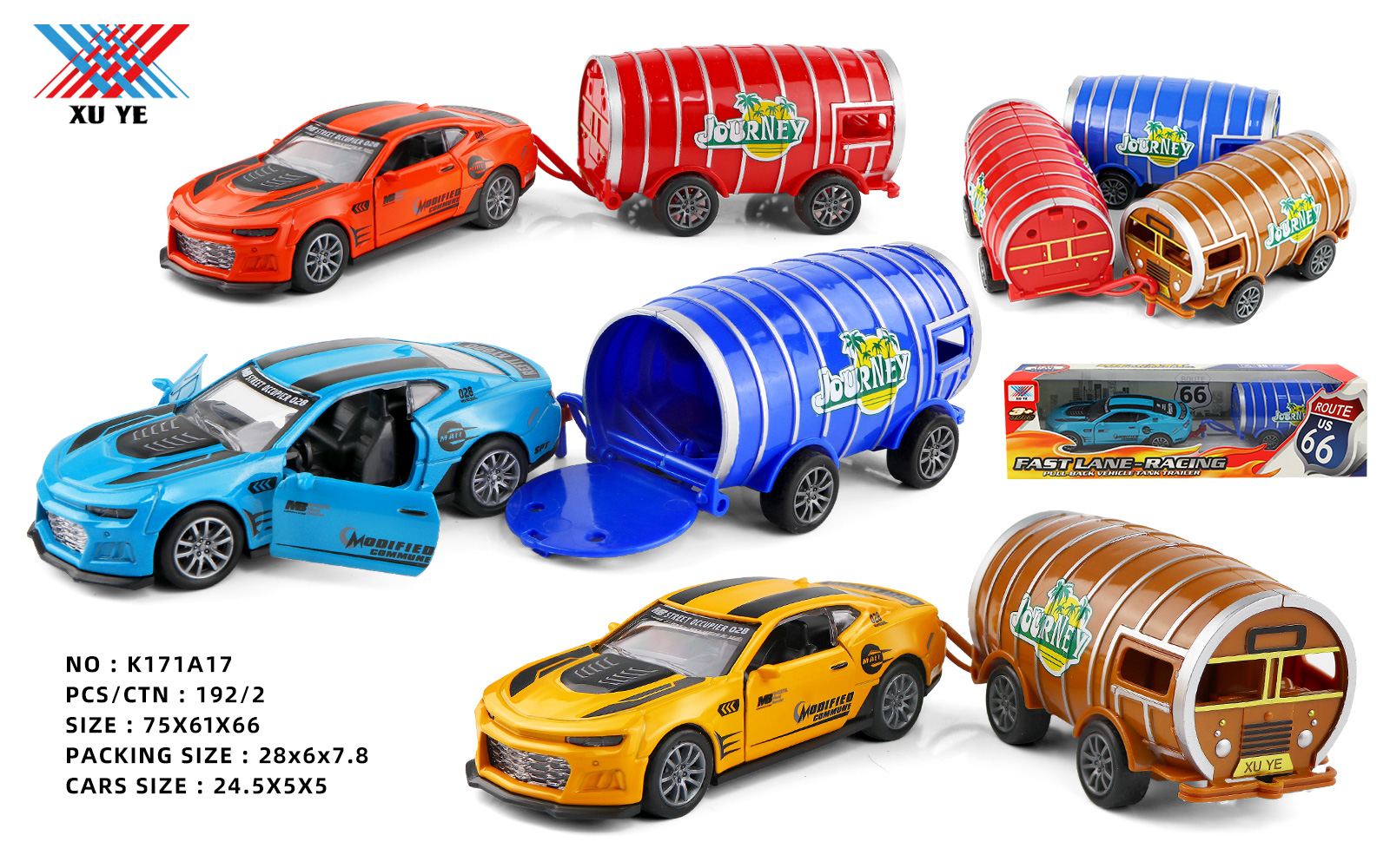 1:32 alloy toy Bumblebee police car towing RV Huili multi-door alloy model car gift collection