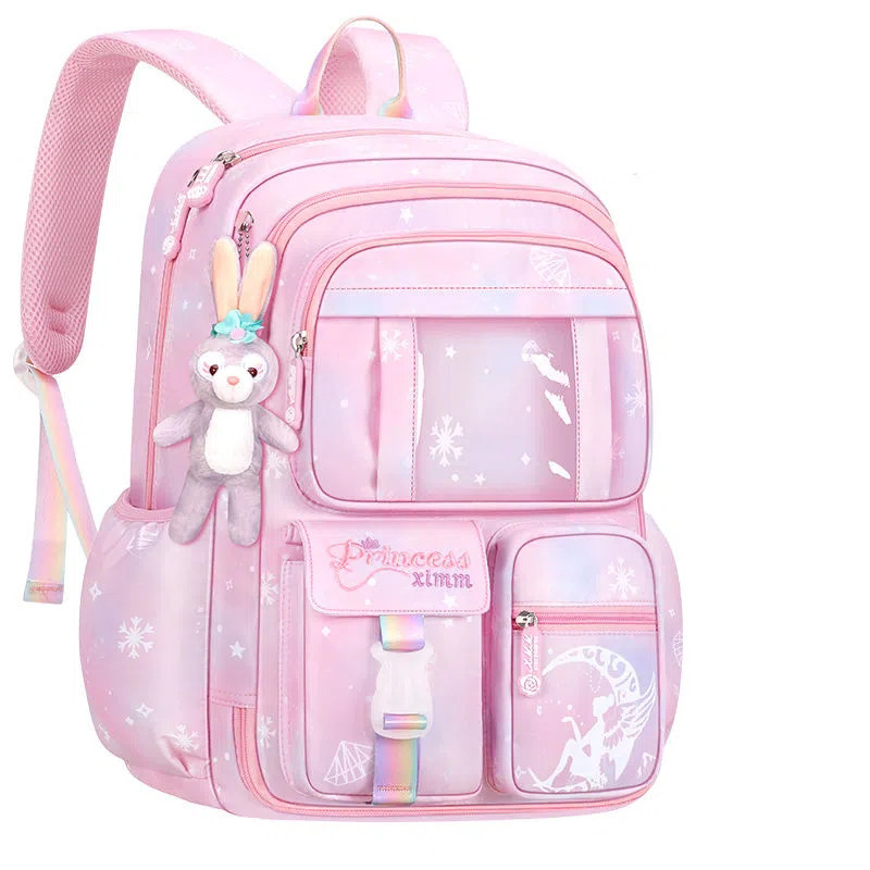 Students 1-6 grade gradient schoolbag Ridge Relief backpack LZJ-4037