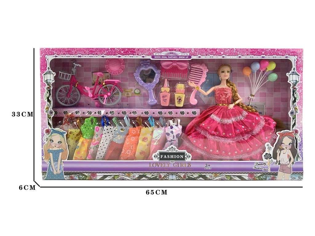 Barbie doll big set