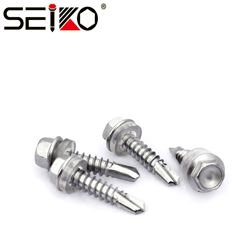 Flange Outer Hexagonal Drilling Screws Hexagonal Drilling Screws Dovetail Wire Outer Hexagonal Cushion Screws Complete Specifications Specification drawing