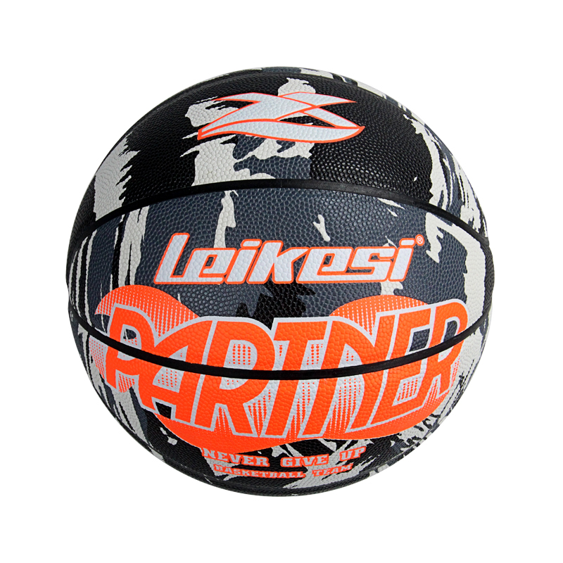 Leikesi LX-1612 Graffiti Basketball Size 7 Wear-Resistant Street Ball Cool Camouflage Youth Outdoor Training Basketball