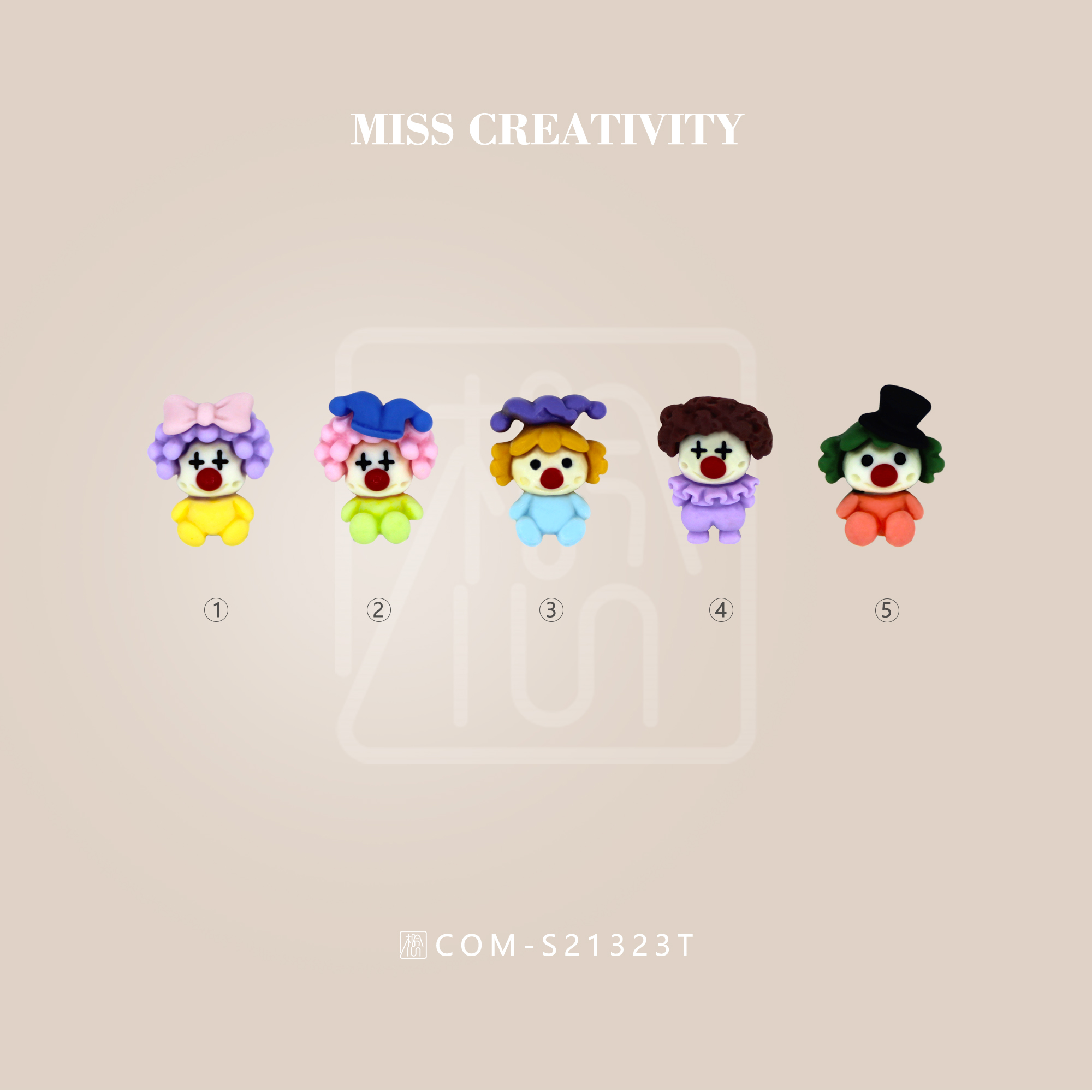 Miss resin accessories Children's jewelry pen accessories Toy doll accessories manufacturers wholesale 21323 full figure