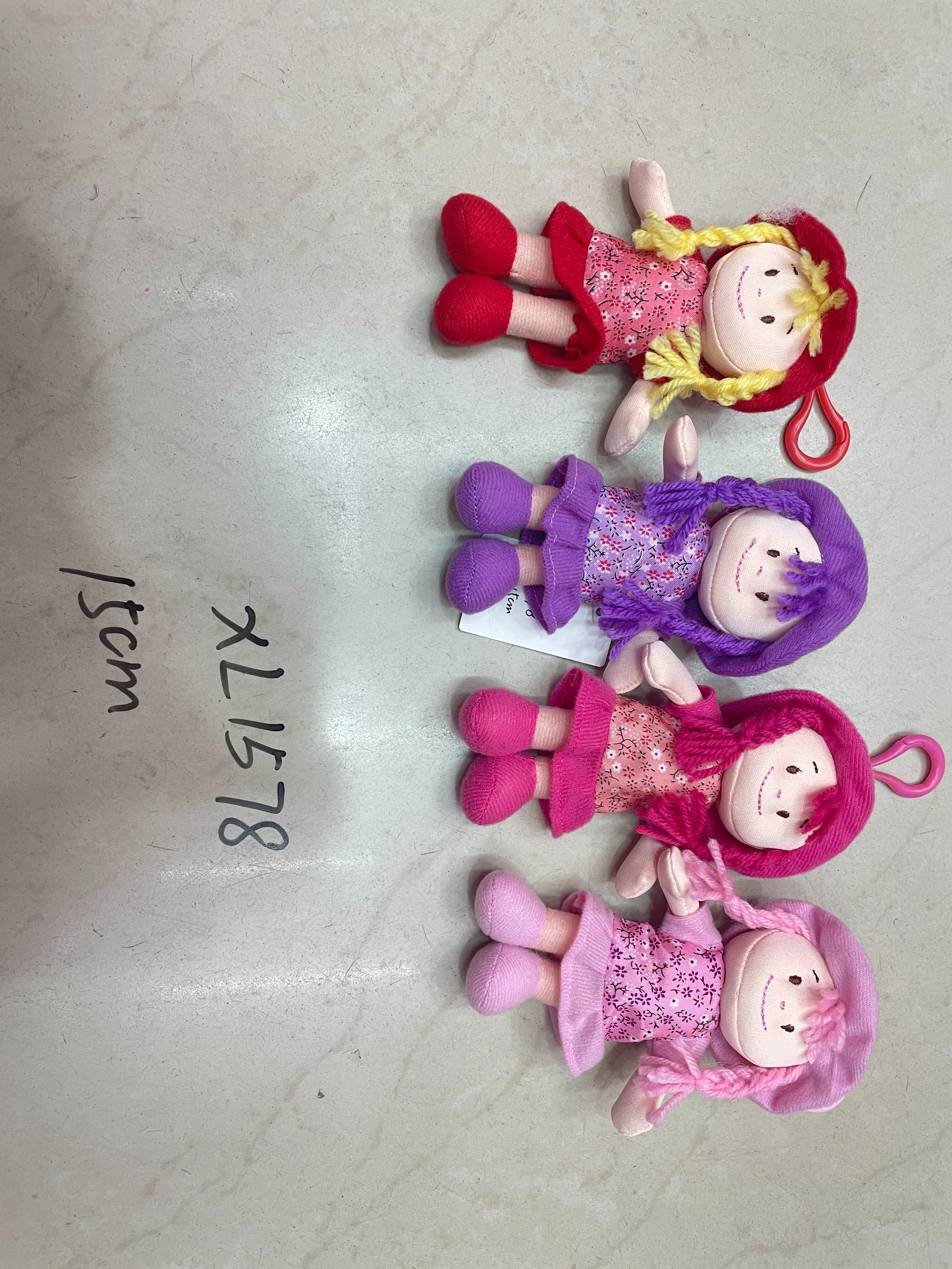 Keychain pendant doll 20cm, super exquisite details Picture