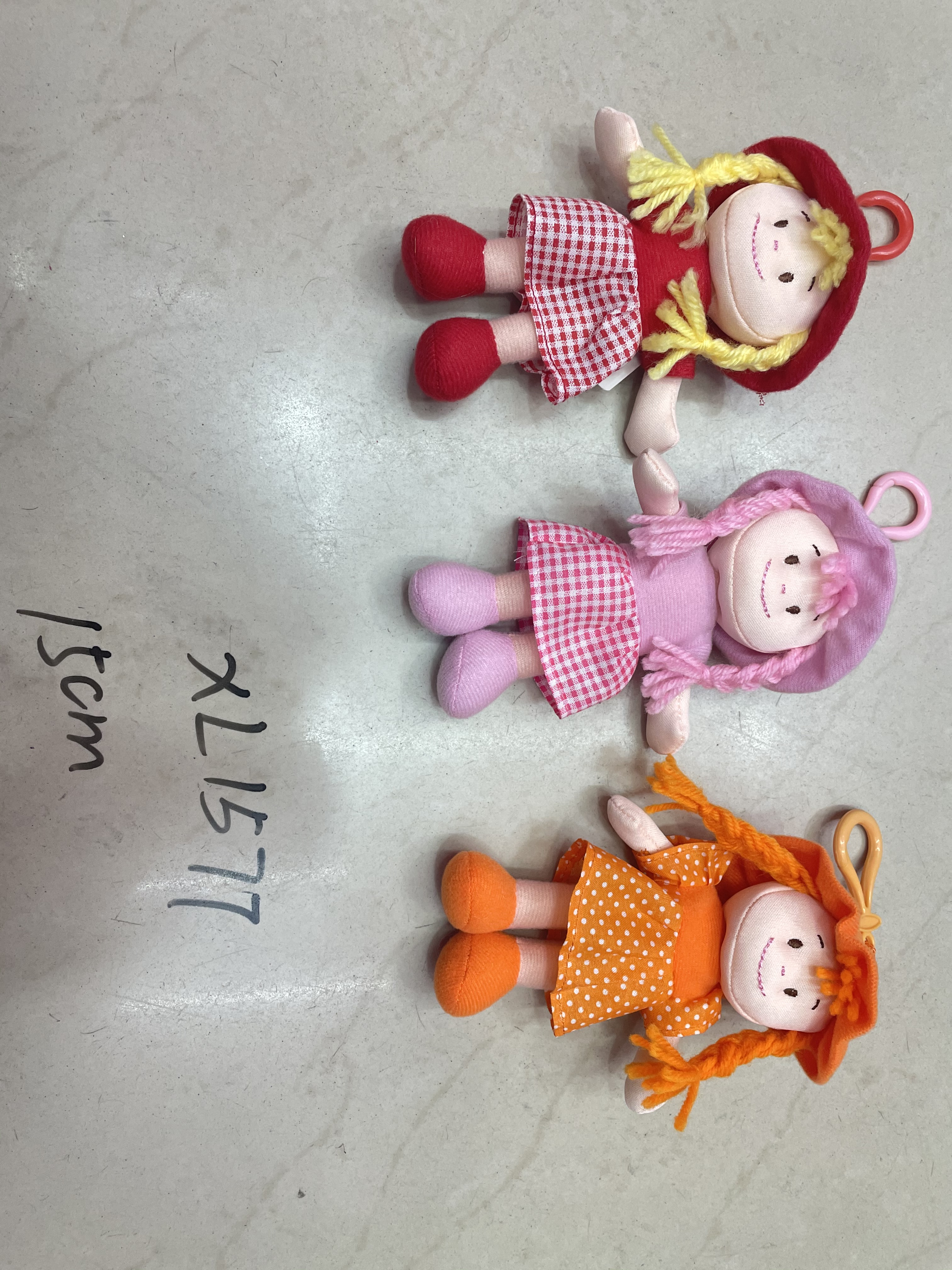 Keychain pendant doll 20cm, super exquisite Specification image