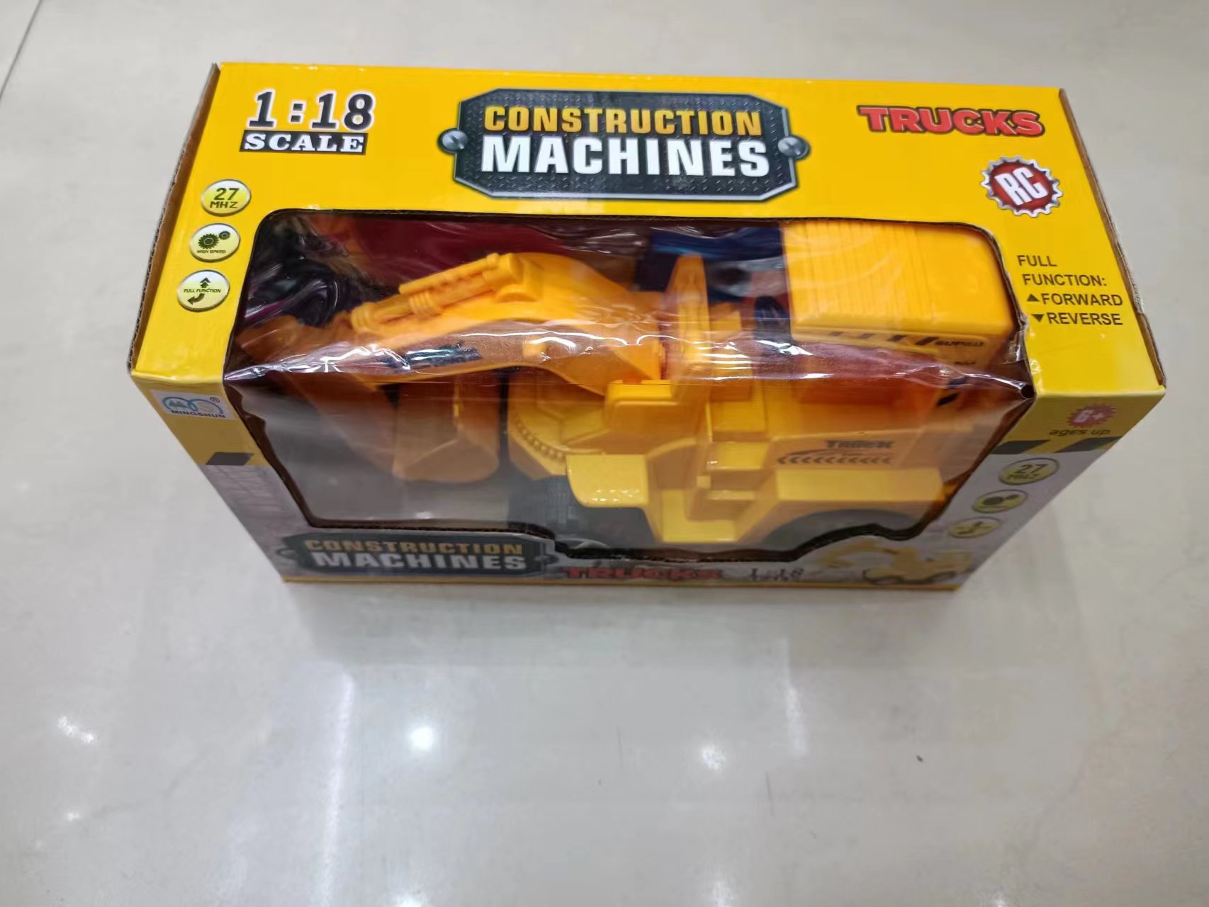 1 热门3D打印荧光棒塑料款其它新奇玩具挖掘机抖音同款儿童沙画玩具车 B款新品