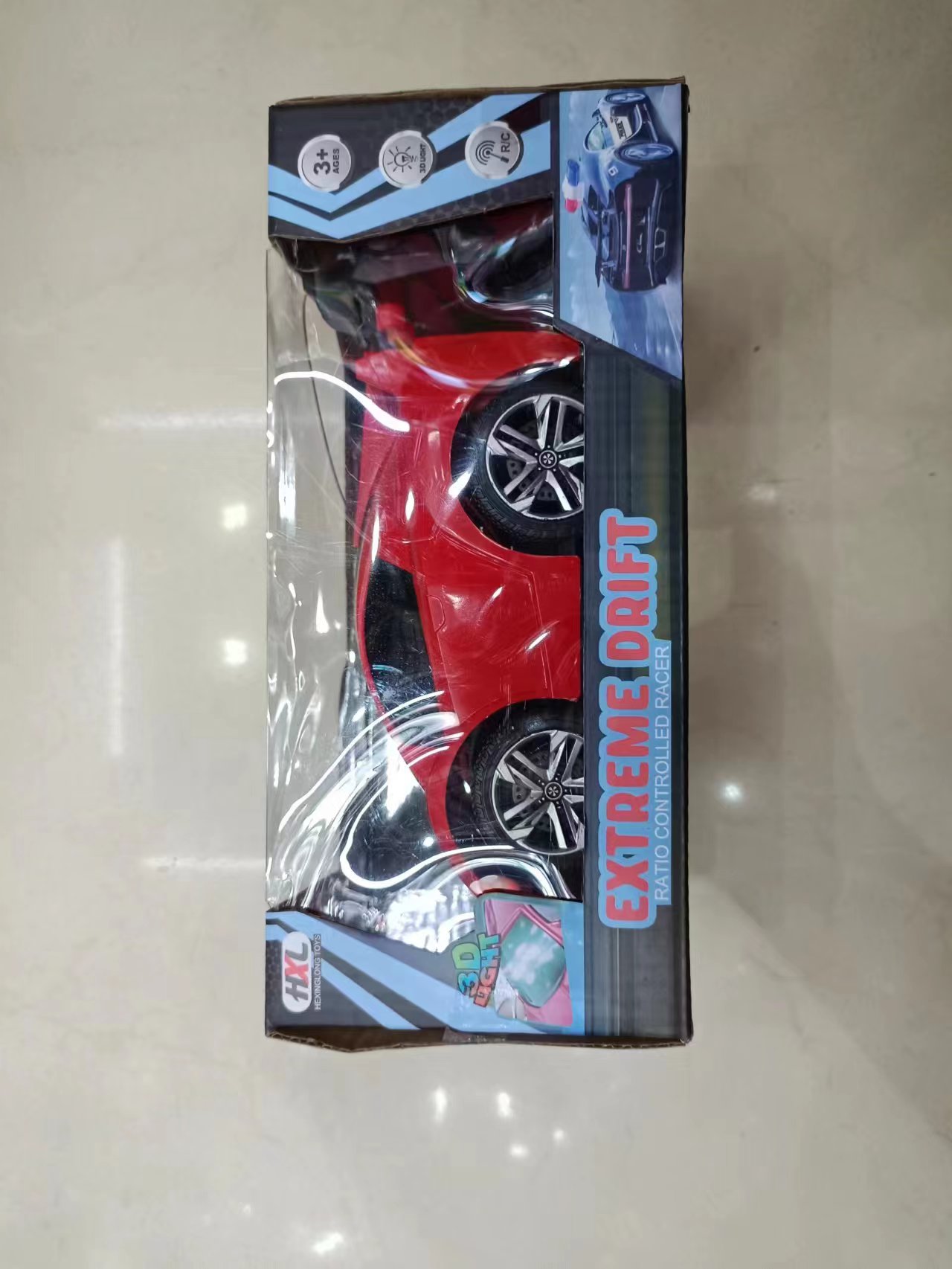 Coche de juguete de control remoto de dos pasos coche de control remoto coche de policía coche inalámbrico niño luz flotante juguete de coche de control remoto para niños juguete de control remoto eléctrico coche de control remoto juguete de plástico 1 boya