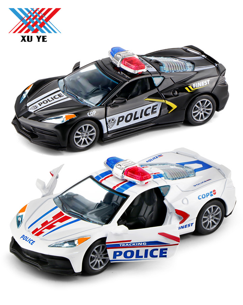 1:32 alloy toy, a must-have gift for boys, a collectible car and police car model details Picture