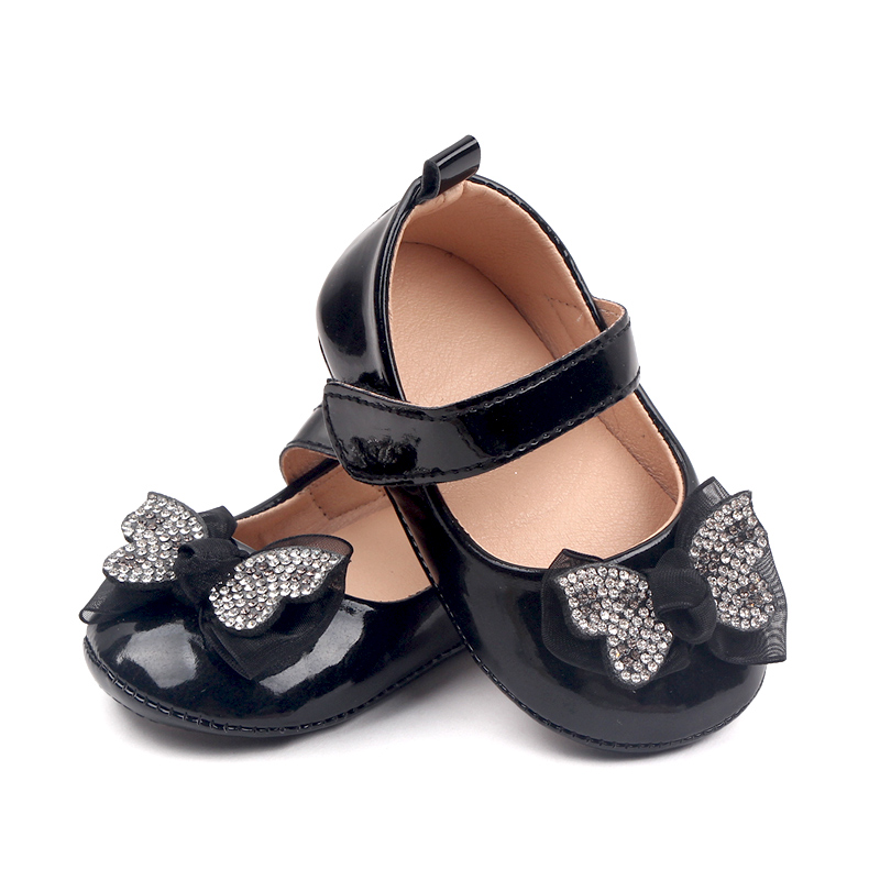 Baby Girl Shoes Cute Bowknot Design Mary Jane Style Anti Slip PU Shoes for 0-18M Baby Girl Application Scenario