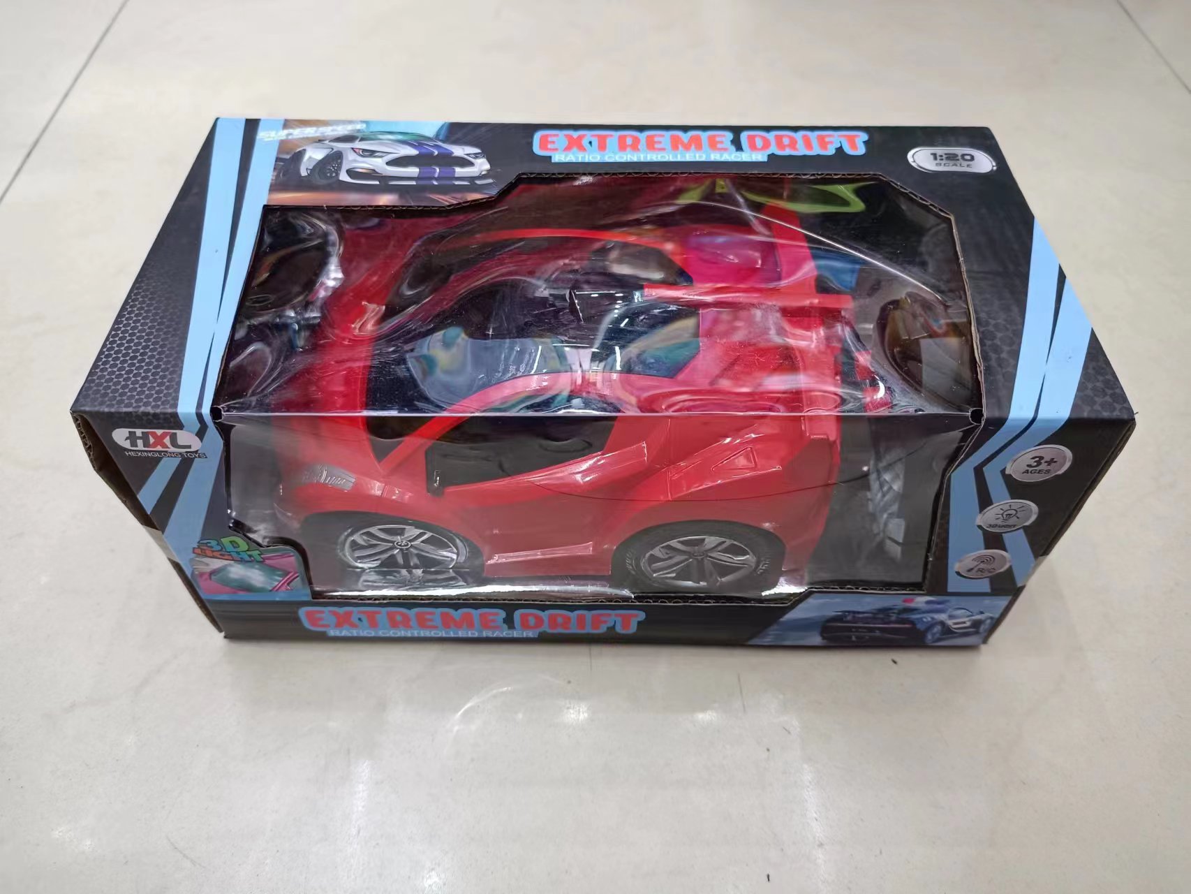 Coche de juguete de control remoto de dos pasos coche de control remoto coche de policía coche inalámbrico niño luz flotante juguete de coche de control remoto para niños juguete de control remoto eléctrico coche de control remoto juguete de plástico 1 boya details Picture