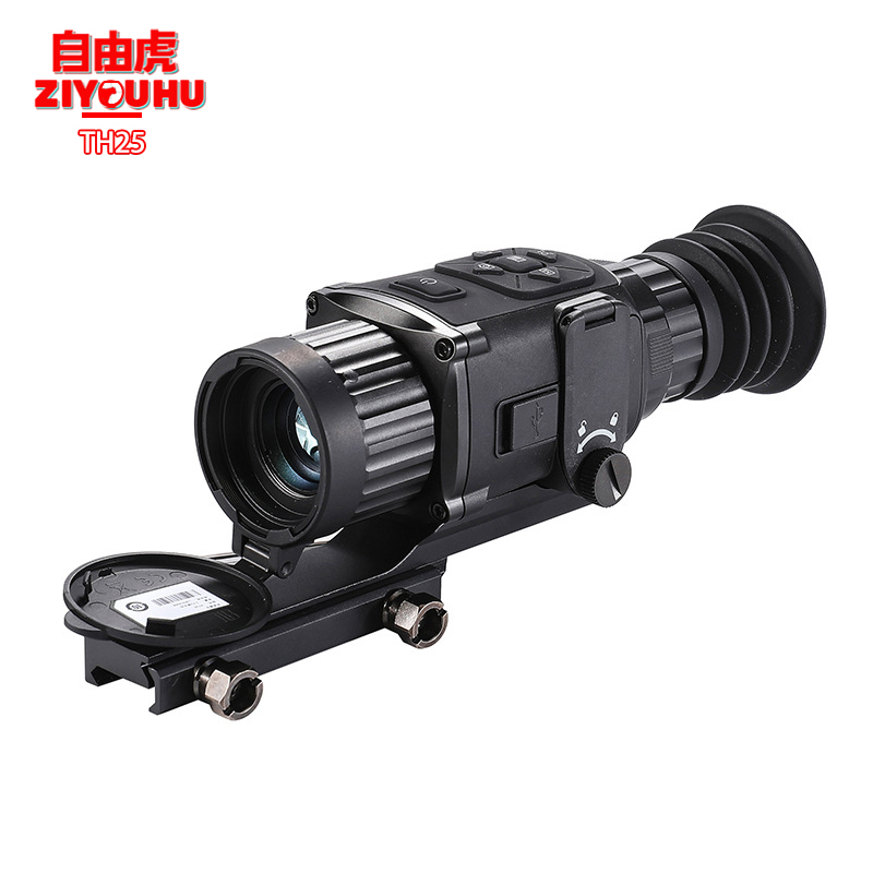 Free Tiger Thermal Imaging TH25 single-barrel high-definition imager, video tape guide rail, night vision goggles details Picture