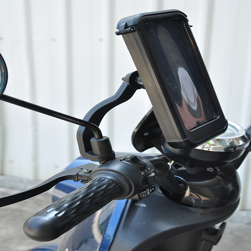 可触屏带防水功能导航摩特车自行车外卖必备骑行导航手机支架6后视镜防水手机支架