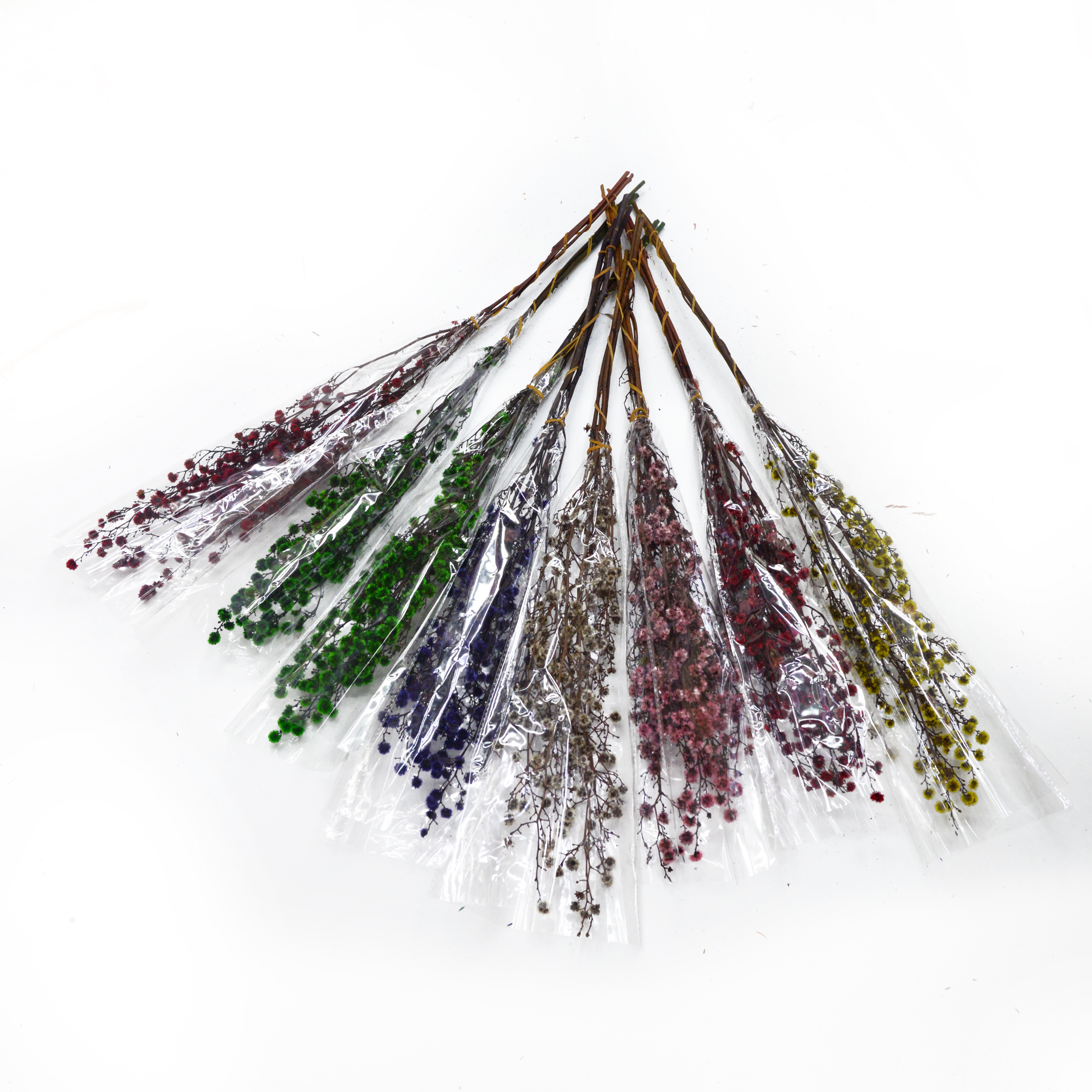 Cat's eye natural dried flower bouquet combination shooting props, living room decoration and arrangement, home flower arrangement diy materials, diverse colors, long display time, in stock