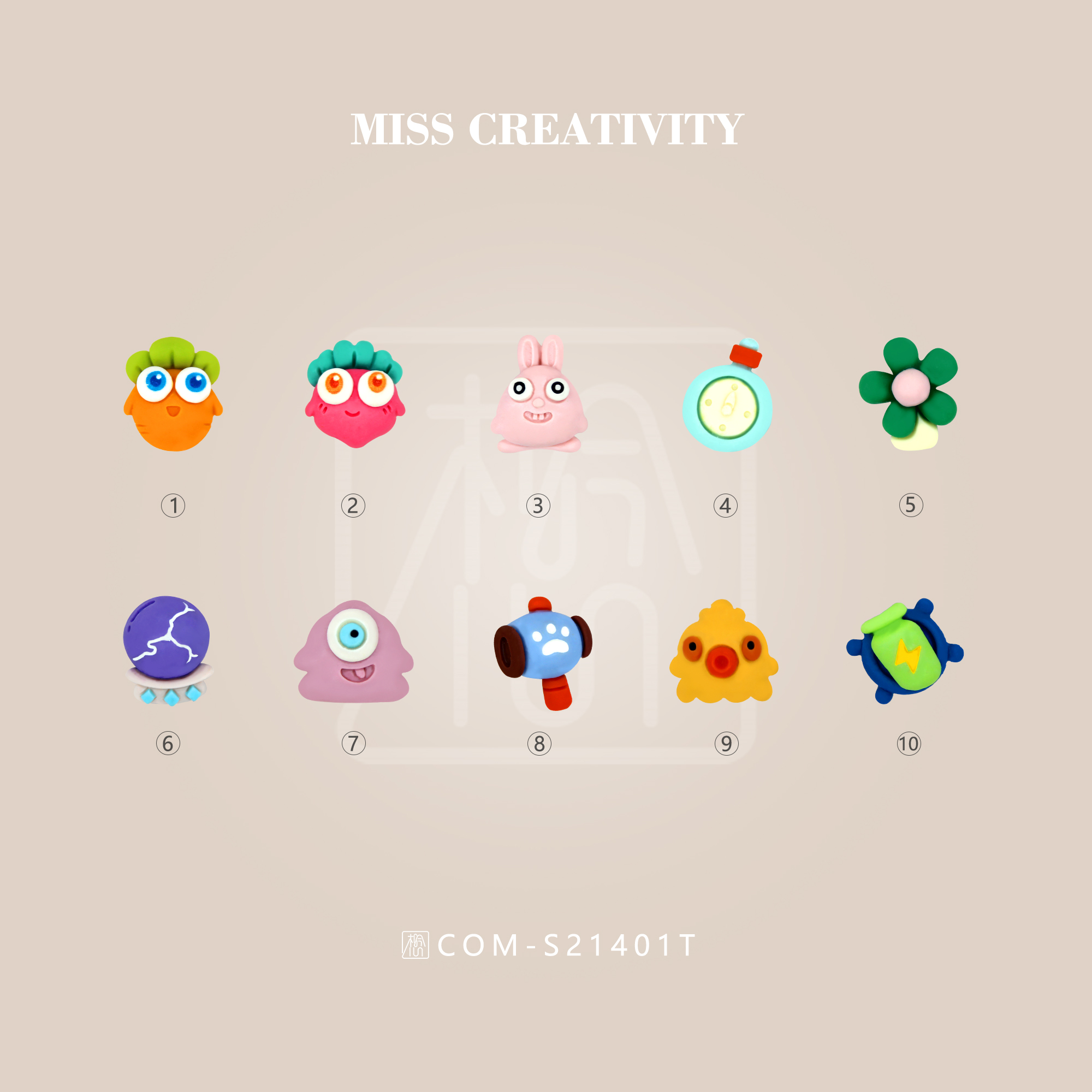 想念树脂配件饰品儿童戒指发饰头饰装饰品厂家直销21401