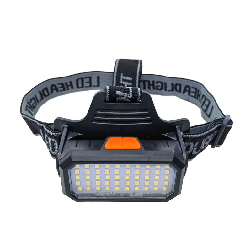 5225 Headlights (USB) Plastic USB charging headlights Cycling headlights Outdoor camping lights Mining lights Maintenance headlights camping lights Fishing lights