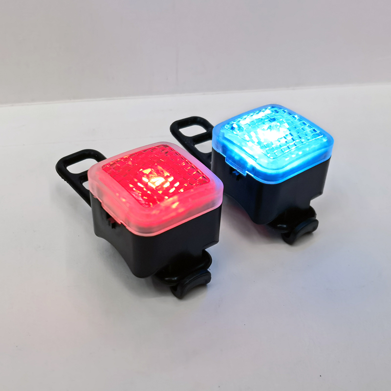 230508 taillight Color light Bicycle taillight Mountain bike taillight safety warning light Strap riding taillight