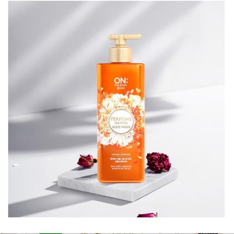 安宝笛韩国LG香水沐浴露安宝笛ON持久留香快乐微风香体泡沫 黑头红 500ml蜜甜之恋温柔自然清香型详情图4