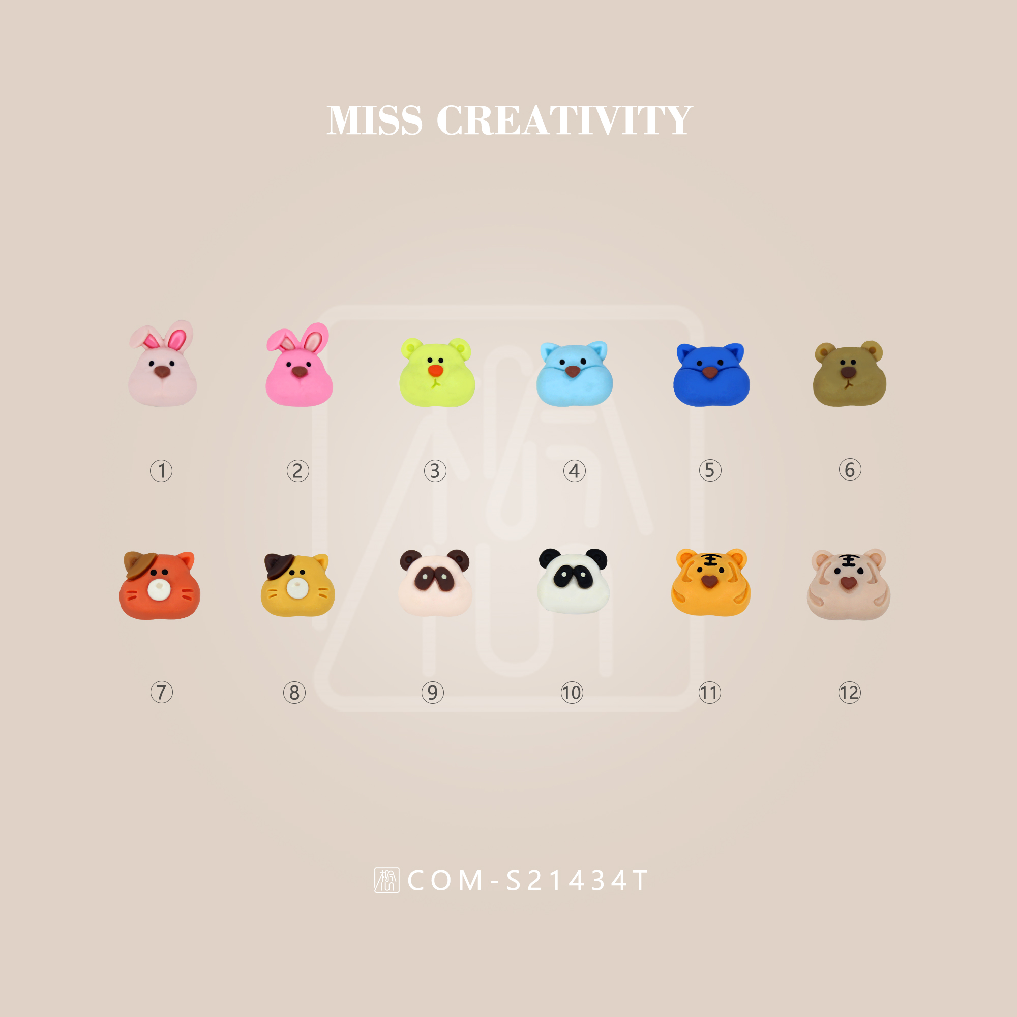 Miss Resin Accessories Clothing Accessories Brooch Accessories Buttons accessories Children's hair accessories Headwear accessories manufacturers direct 21434