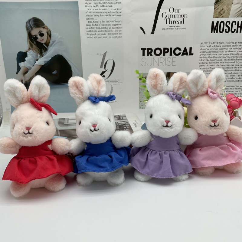 New scented French rabbit plush keychain rabbit doll pendant with gift boutique pendant