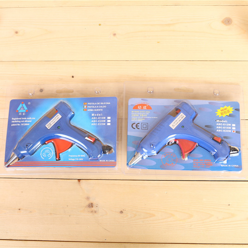 Wholesale Guke 20W blue hot melt glue gun with switch ABC-E small glue gun Specification image