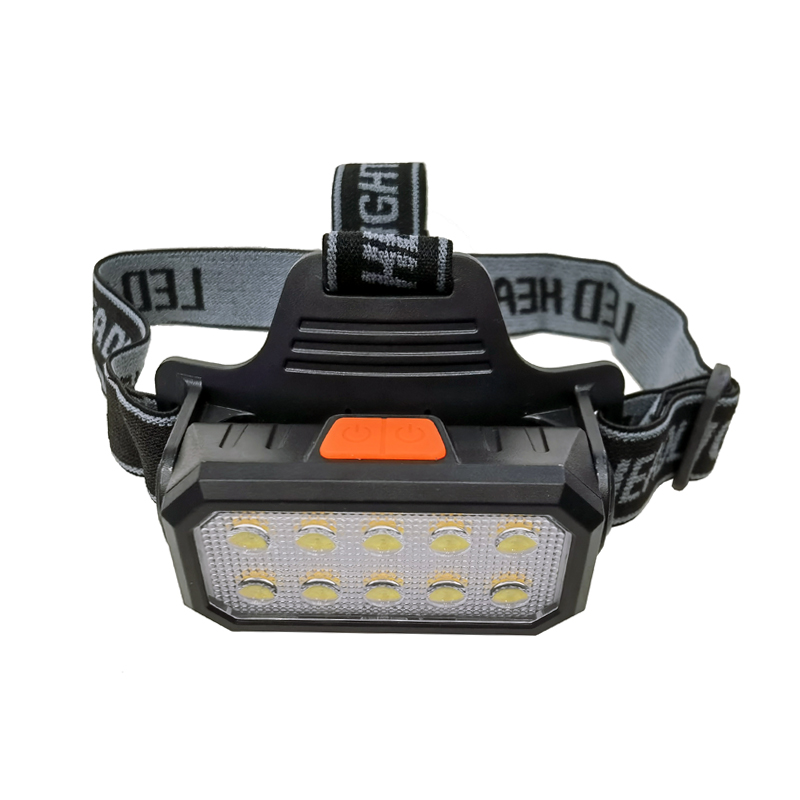 Lámpara principal 5110 (USB) lámpara principal recargable USB de plástico lámpara principal de ciclismo lámpara de camping al aire libre lámpara de mina lámpara principal de mantenimiento lámpara de camping luz de pesca details Picture