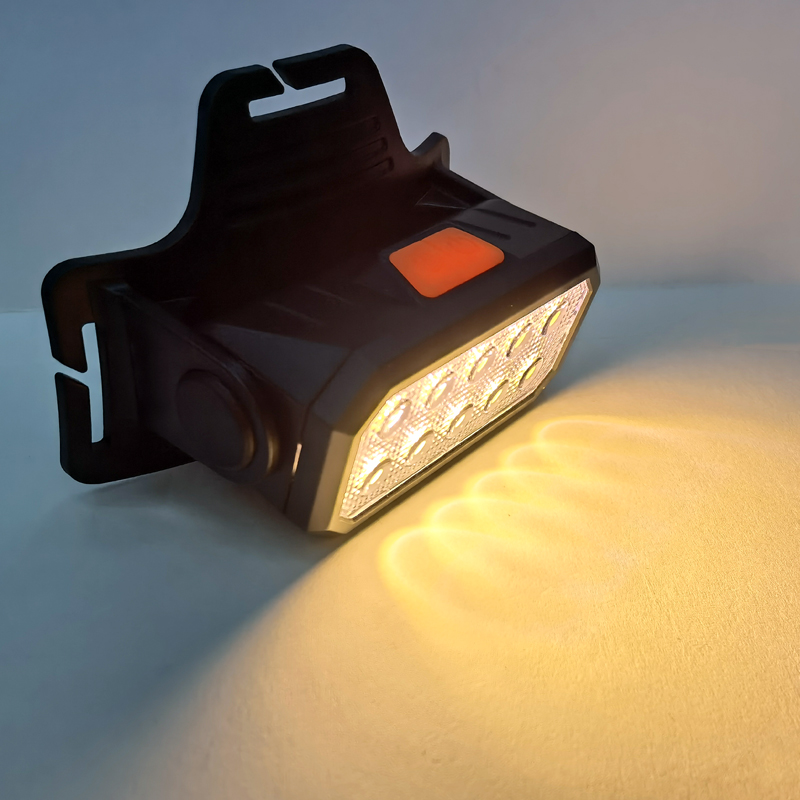 Lámpara principal 5110 (USB) lámpara principal recargable USB de plástico lámpara principal de ciclismo lámpara de camping al aire libre lámpara de mina lámpara principal de mantenimiento lámpara de camping luz de pesca Item Picture