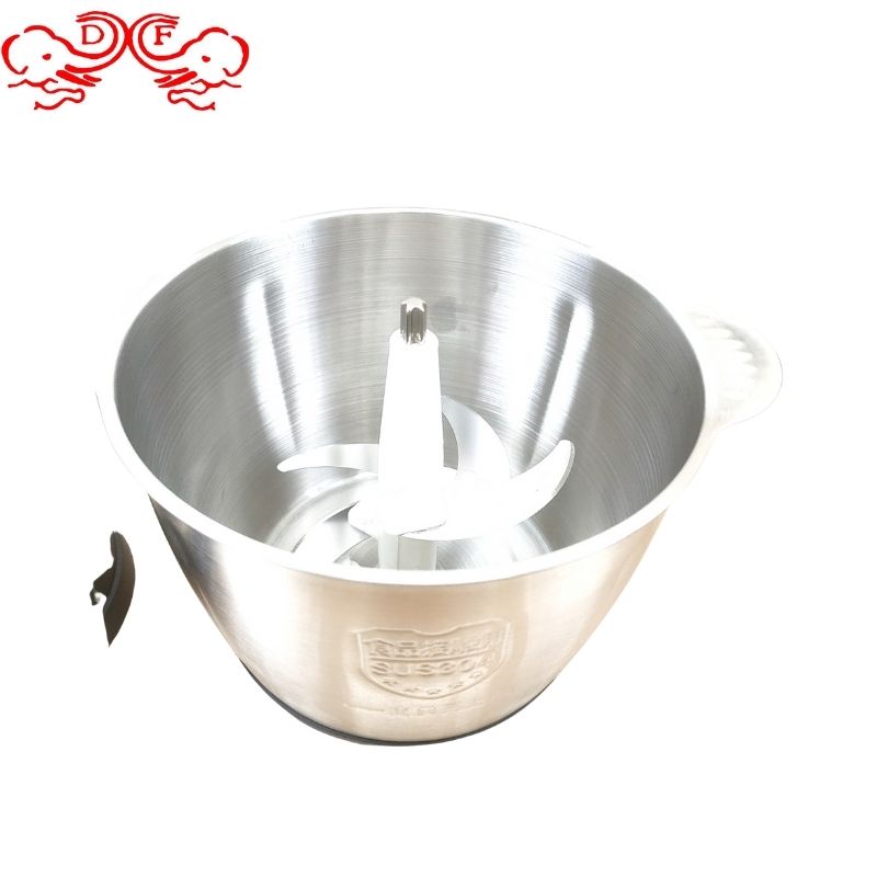 DF99621 Stainless Steel Electric meat grinder, Multi-functional electric food processor, children's complementary food, Electric Vegetable cutter, DF Trading House Specification image